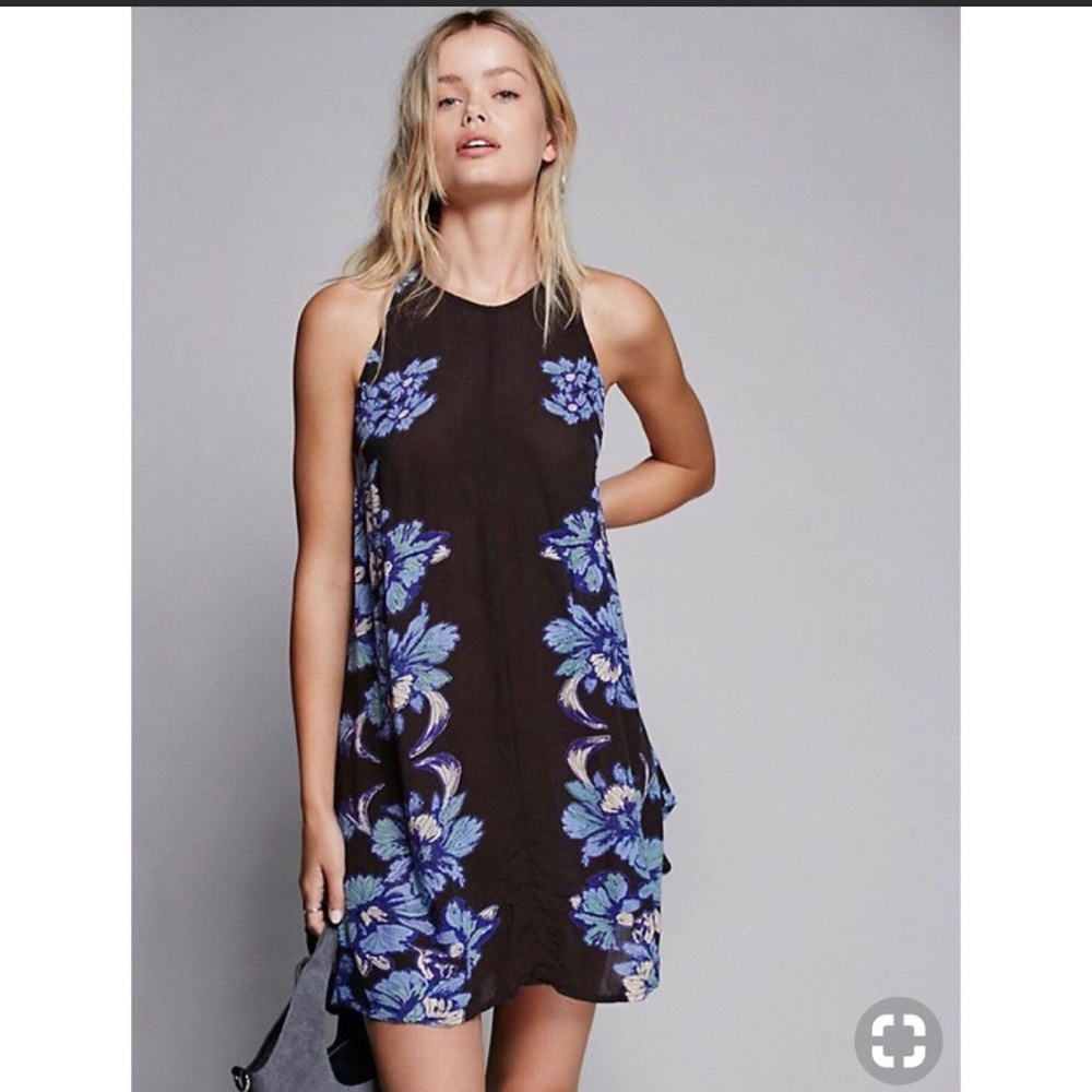 NWOT Free People Paint the Sun Slip Dress
